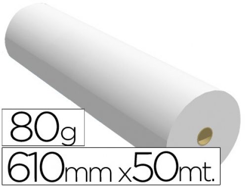 Papel reprografia 80 gr 610 mm x 50 mt , Sprintjet , 26856 , 5608512010392